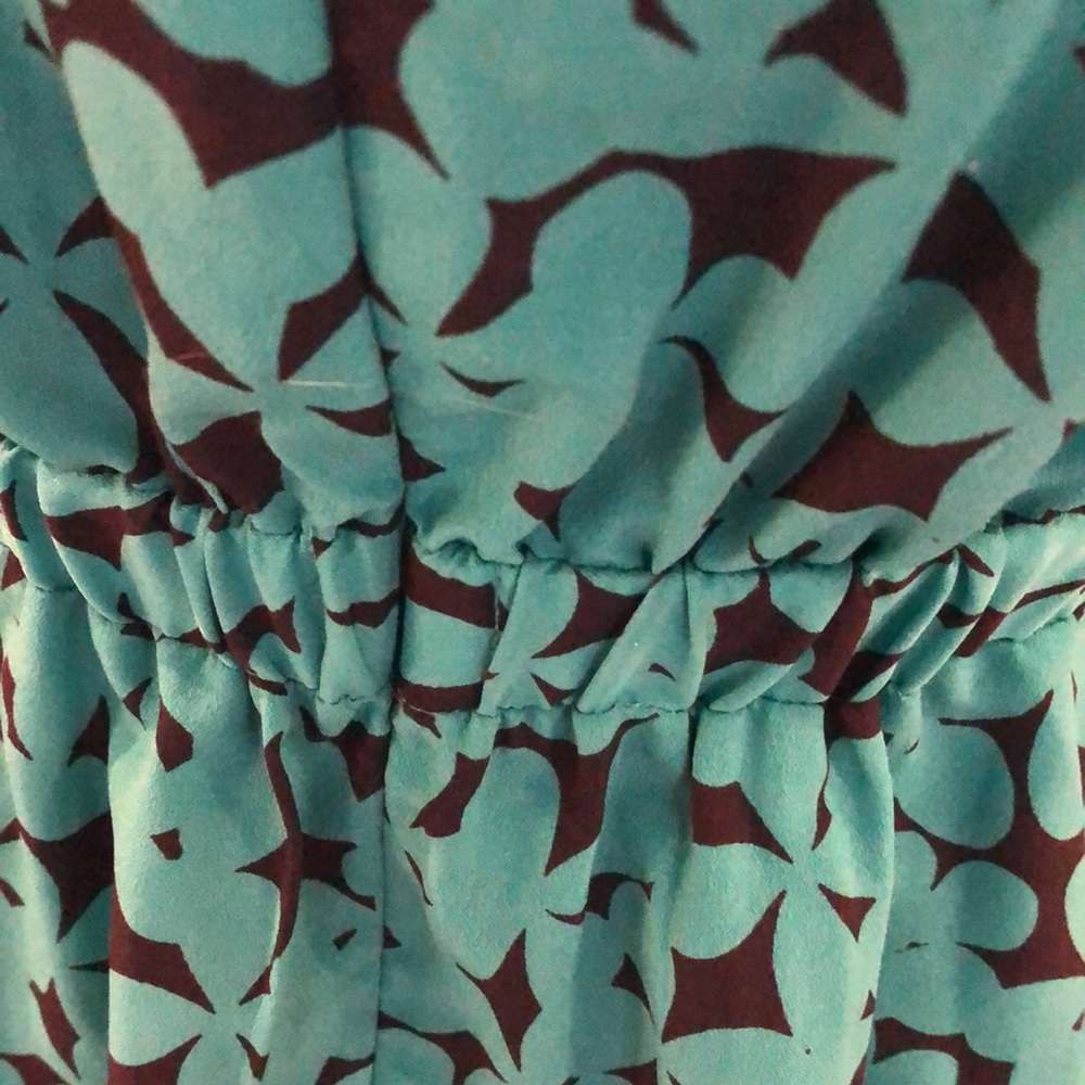 Loft Floral Petite Lined Dress - Picture 8 of 9